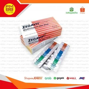 ZEGAVIT Suplemen Multivitamin dan Zink - Isi 50